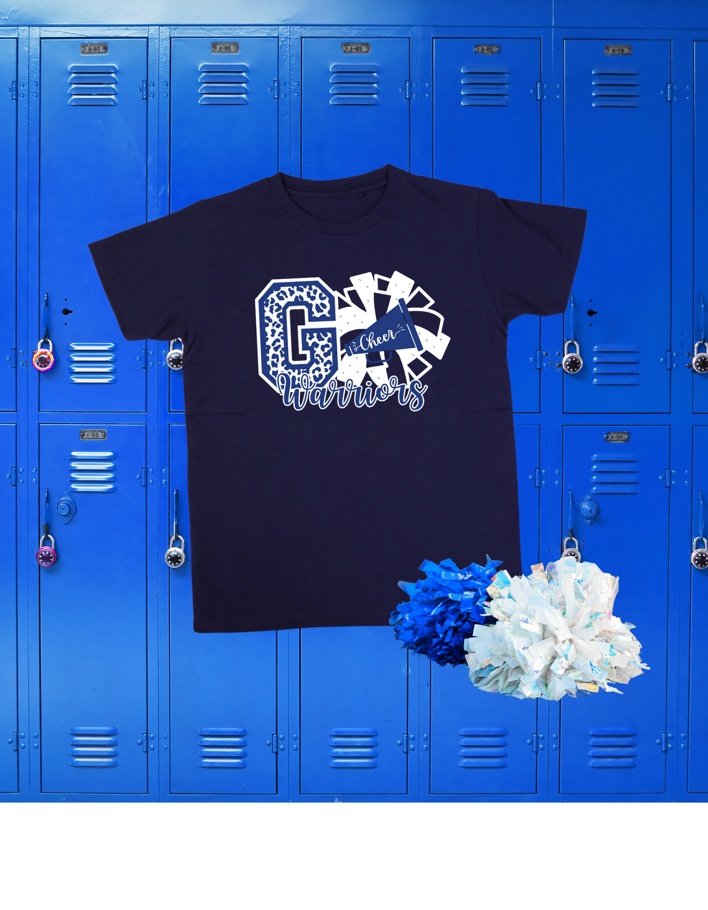 GO Warriors Cheer T-Shirt - ADULT SIZE