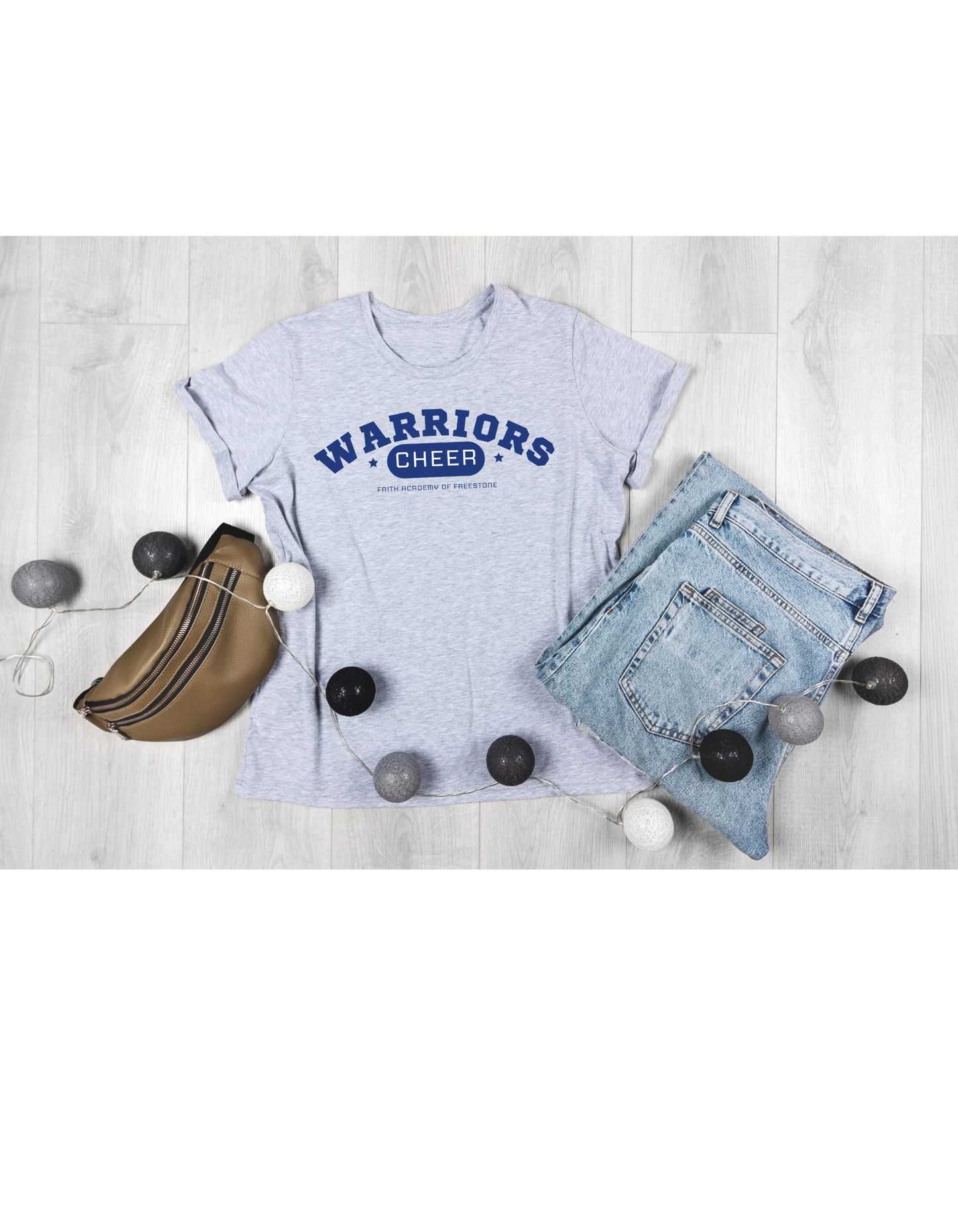 Warriors Cheer Faith Academy of Freestone T-Shirt - ADULT SIZE