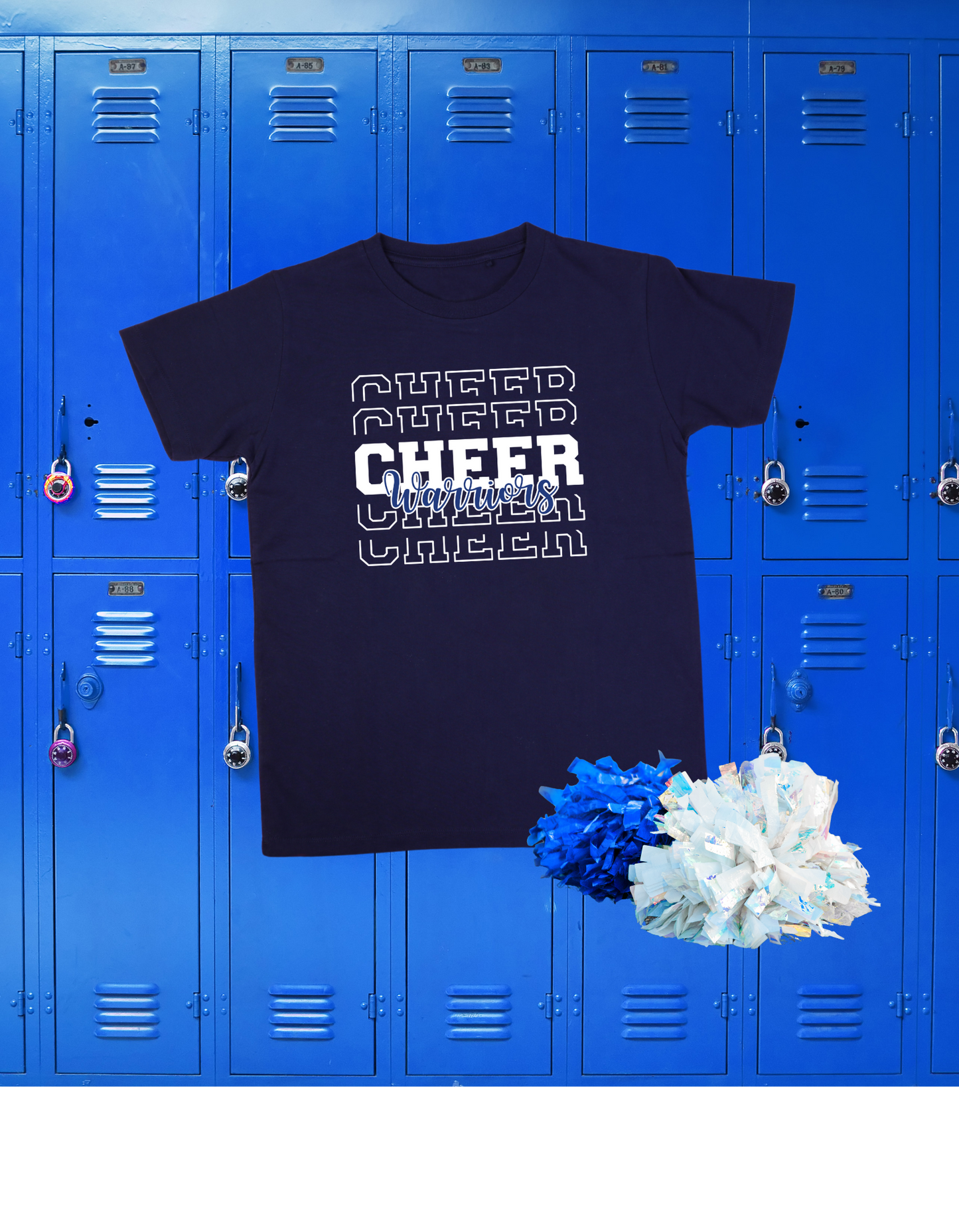 Cheer x4 Warriors T-Shirt - ADULT SIZE