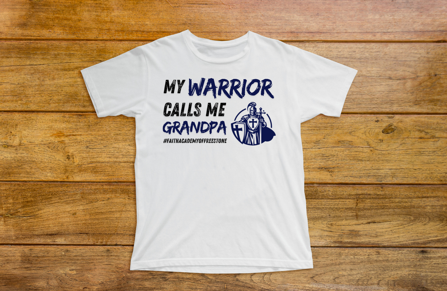 My Warrior Calls Me Grandpa T-Shirt - ADULT SIZE