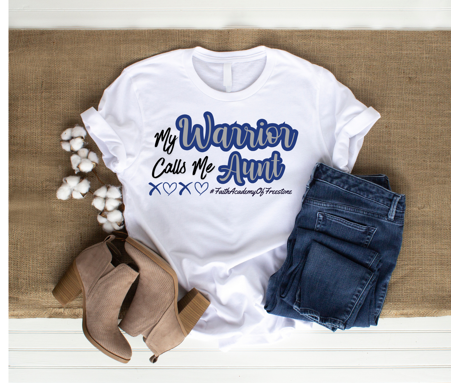 My Warrior Calls Me Aunt T-Shirt - ADULT SIZE