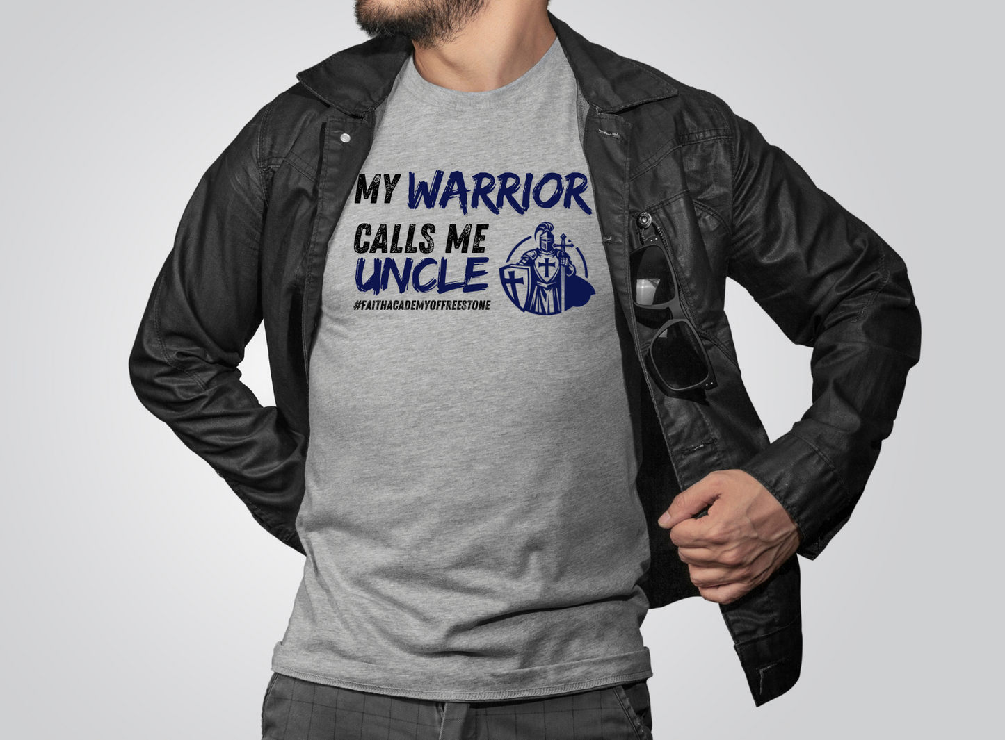 My Warrior Calls Me Uncle T-Shirt - ADULT SIZE