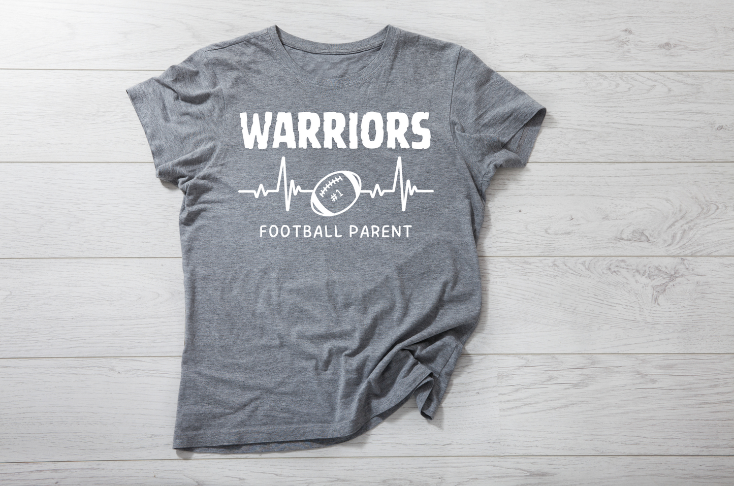 Warriors Football Parent T-Shirt - ADULT SIZE