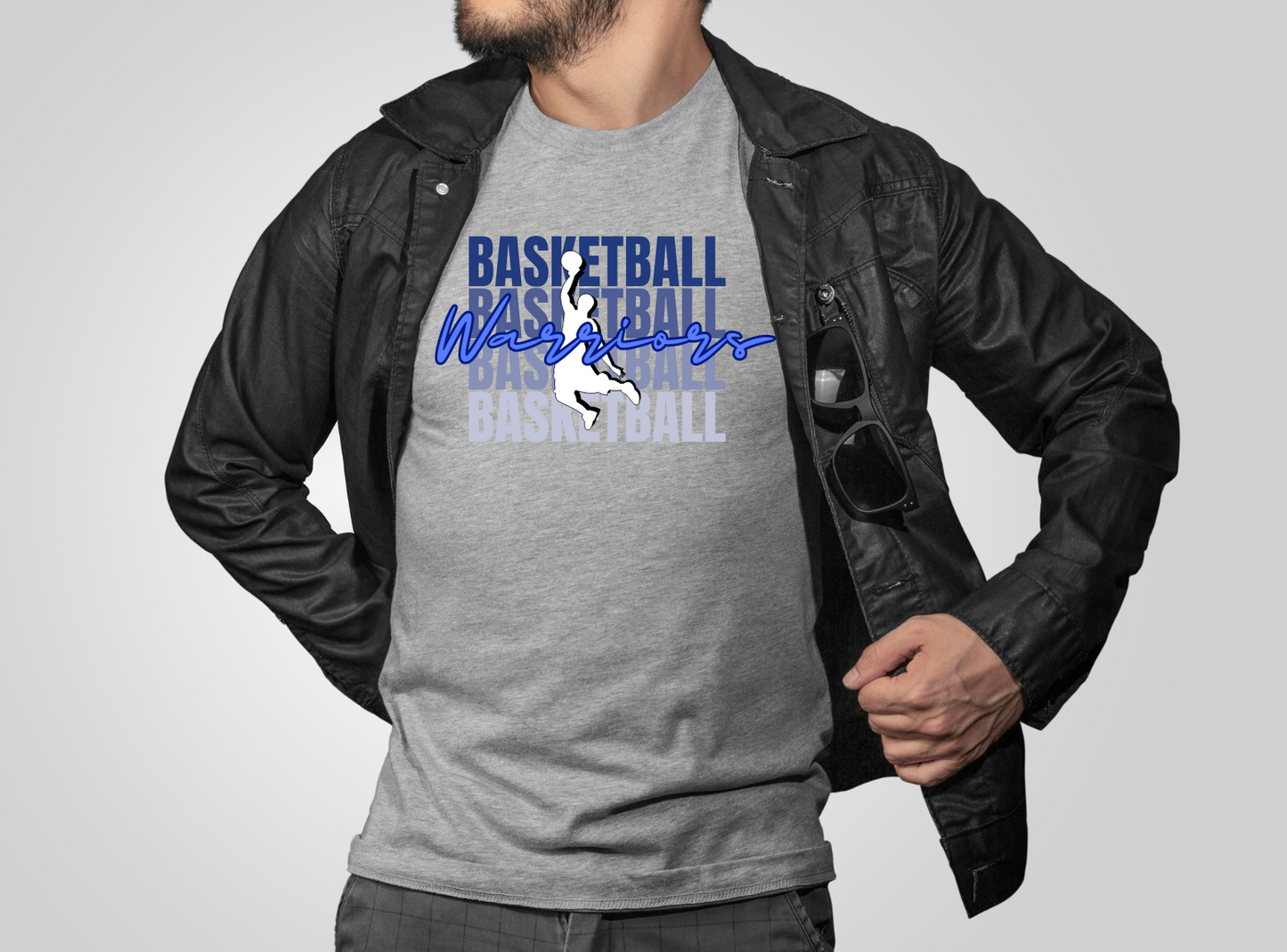 Warriors Basketball T-Shirt - ADULT SIZE