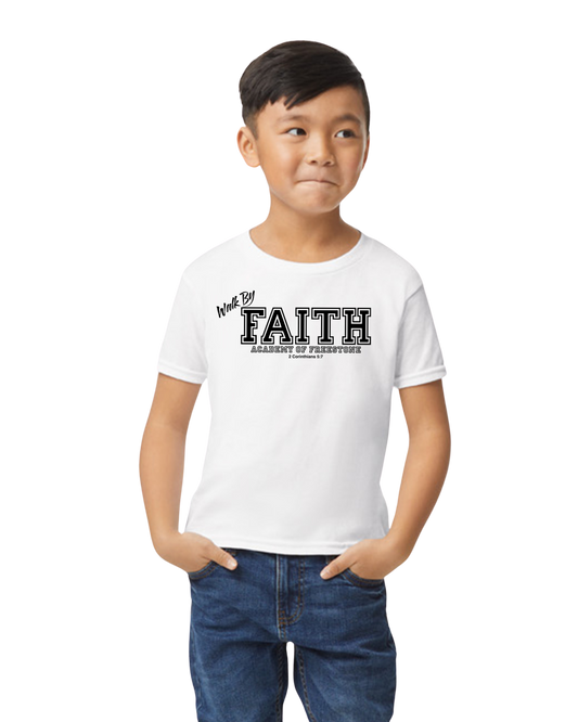 Walk By FAITH Academy of Freestone T-Shirt - YOUTH SIZE