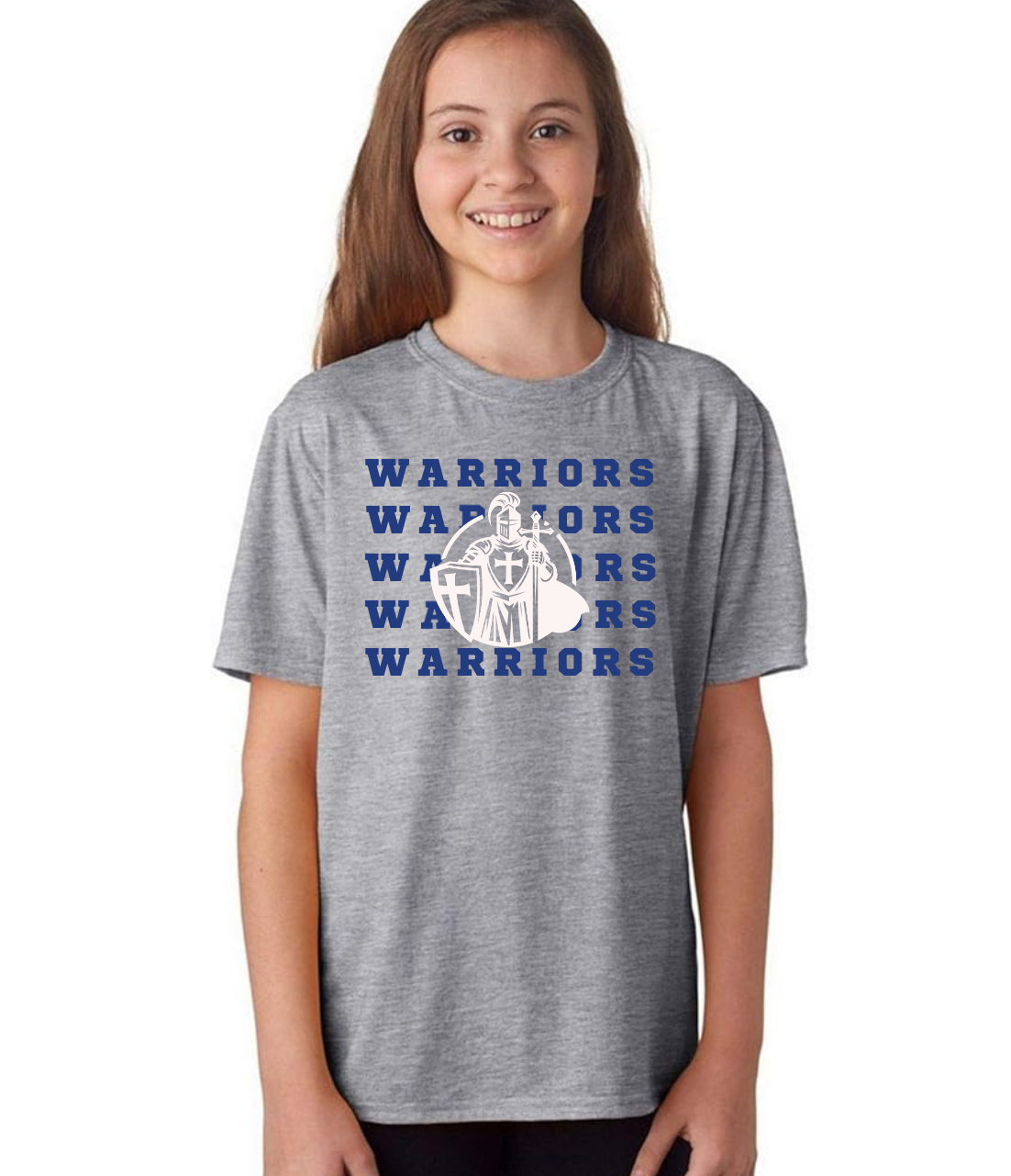 Warriors Mascot T-Shirt - YOUTH SIZE