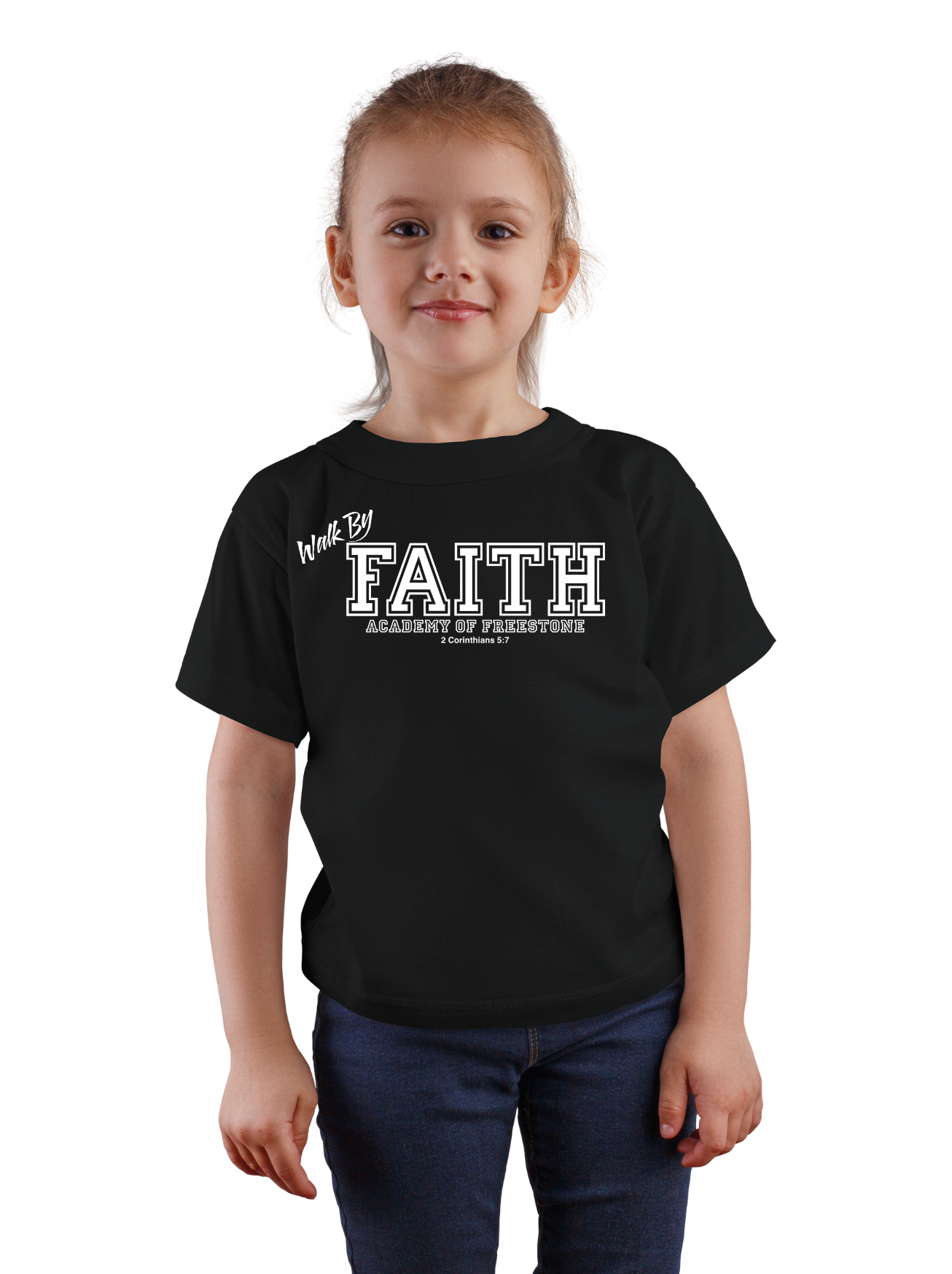 Walk By FAITH Academy of Freestone T-Shirt - YOUTH SIZE